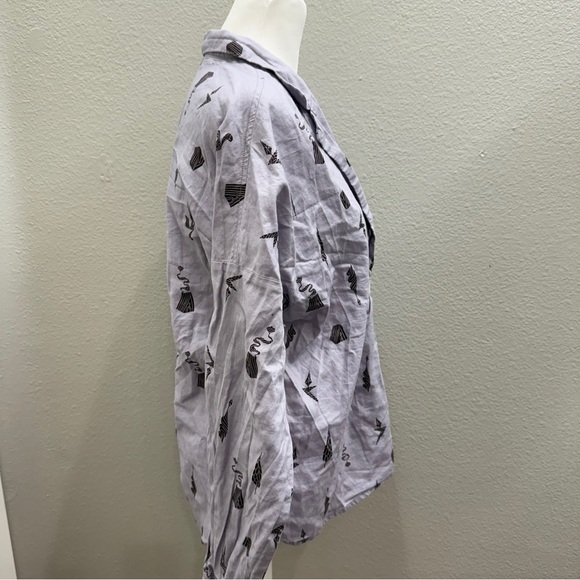 REI Womens Shirt Size Medium Purple Cooperative Lavender Button Down Top - Picture 5 of 8